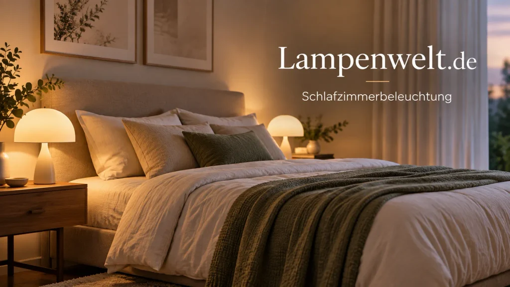 Lampenwelt Schlafzimmerbeleuchtung mit gemütlichen Lampen und warmem Licht