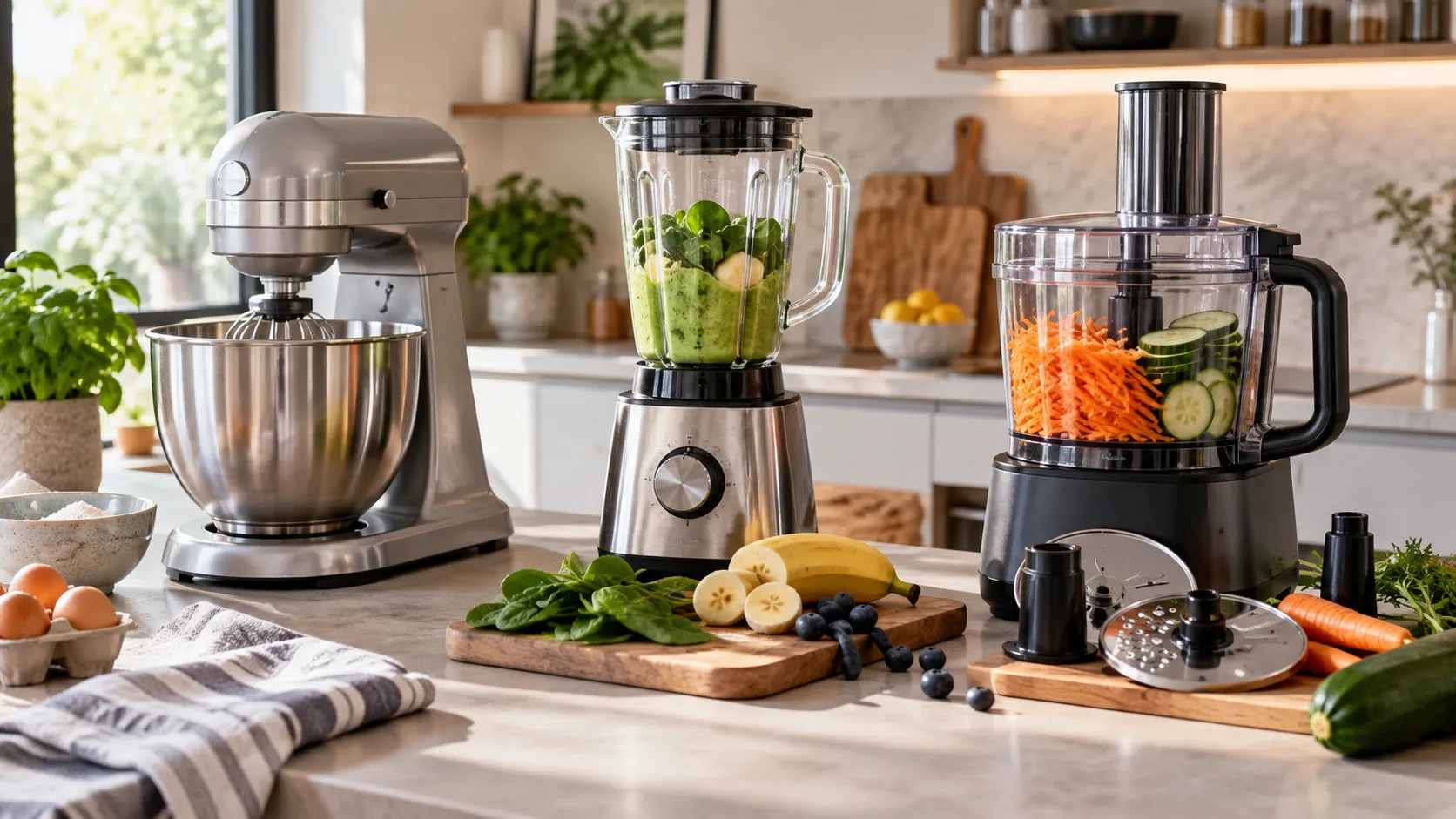 Küchenmaschine, Standmixer oder Food Processor: Welches Gerät brauchst du wirklich?
